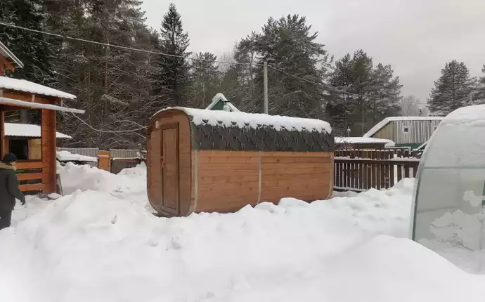 Кедровая квадро баня 4000*2250