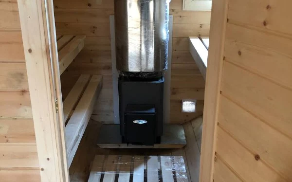 Кедровая бочка баня 5000*2150 3 комнаты