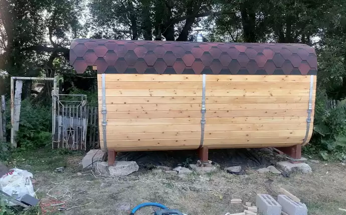 Кедровая квадро баня 4000*2250