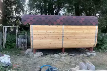 Кедровая квадро баня 4000*2250