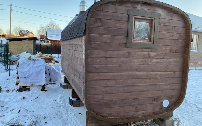 Кедровая квадро баня 4000*2250