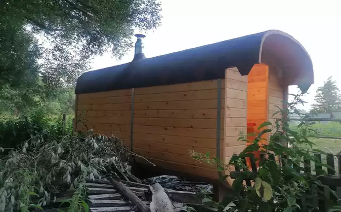 Кедровая квадро баня 4000*2250