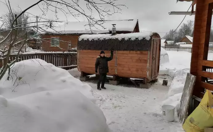 Кедровая квадро баня 4000*2250