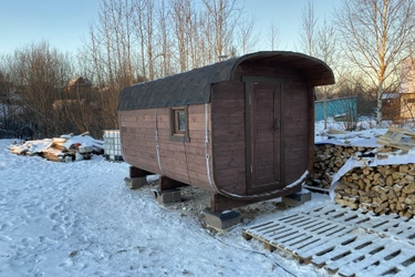 Кедровая квадро баня 4000*2250