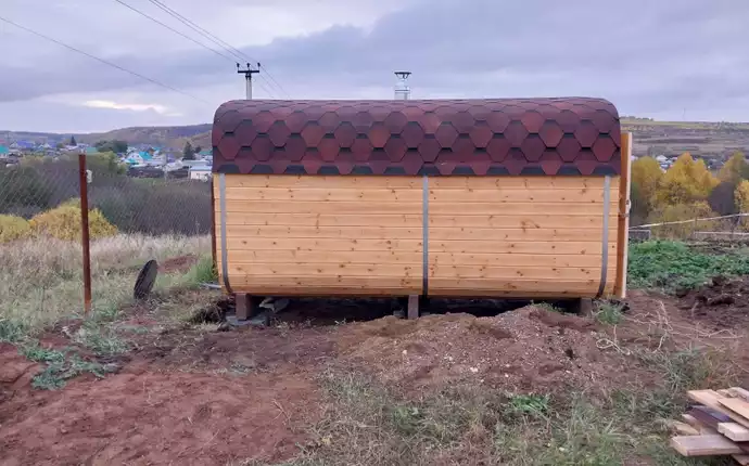 Кедровая квадро баня 4000*2250