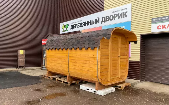 Кедровая квадро баня 4000*2250