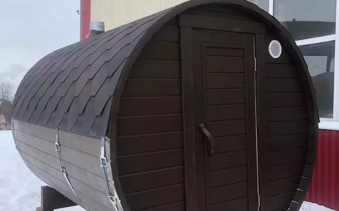 Кедровая бочка баня 3000*2150