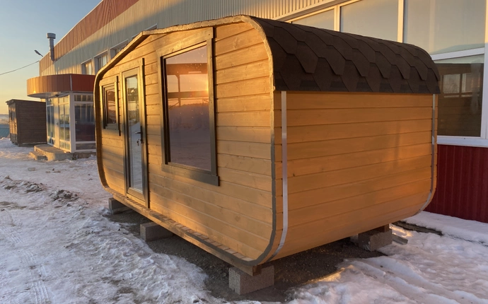 Кедровая Овал баня 5000*2350 h2420