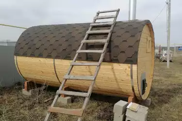Кедровая бочка баня 4000*2150