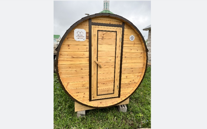 Баня бочка ф2150 *3500 кедр  140*45